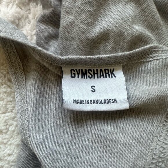 Gymshark | Light Gray Marl Legacy Stringer Muscle Tee | Size Small - Picture 4 of 7